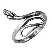 Кольцо Змея из серебра
