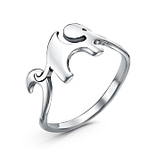 Кольцо Слоник из серебра
